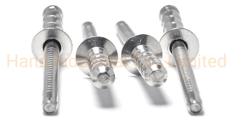 DIN7337 3.2 4.8 6.4 Dome Head Multi Grip Aluminum Blind Rivets for Attaching Door Knobs and Drawer